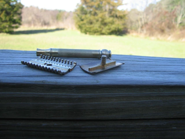 Beautiful Gillette 1930's New Type with Ball End Handle DE Safety Razor 2