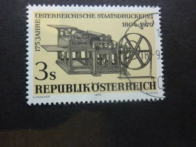 Österreich Mi Nr. 1620 gestempelt 175 Jahre Österr. Staatsdruckerei  1979