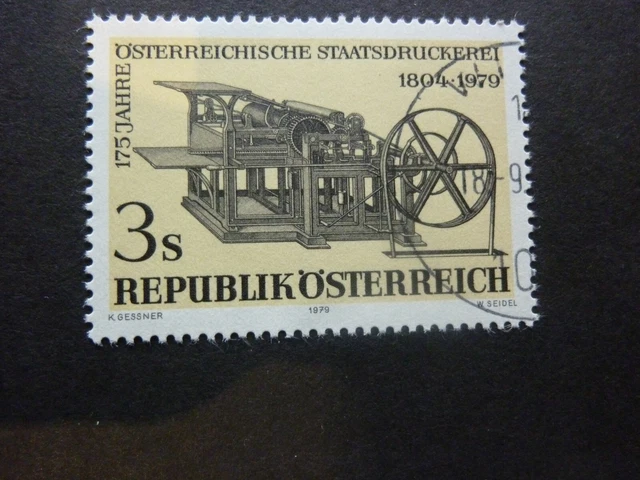 Österreich Mi Nr. 1620 gestempelt 175 Jahre Österr. Staatsdruckerei  1979