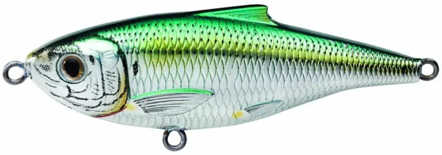 Koppers Sel Eau Twitchbait, Argent / Vert, 3-1/2