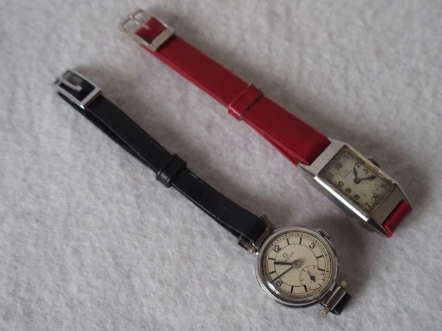 Montre SYSTEM Ancienne Mécanique - Cadran Aubergine, Bracelet Acier - 100 M étanche - Vintage Femme/unisexe