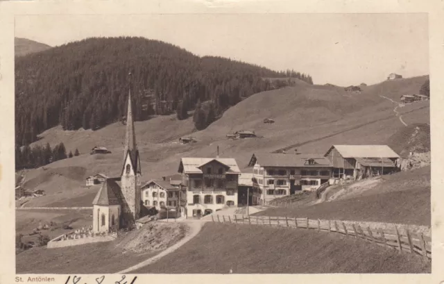 St. Antönien Luzein Graubünden postcard 1921 Suisse Switzerland 2404329