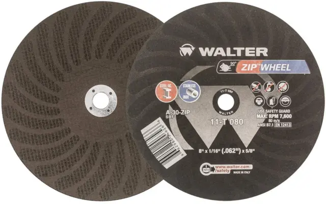 Walter 11R042 TOUGHCUT Cutting Wheel - [Pack of 25] Type 1 Cutoff Wheel