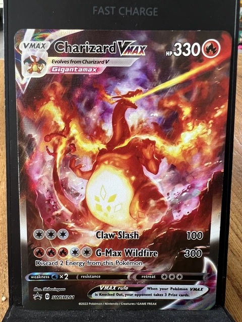 Pokémon TCG Cards Charizard VMAX SWSH261 Alternate Art Black Star Prom Pokémon TCG Cards Charizard VMAX SWSH261 Alternate Art Black Star Prom