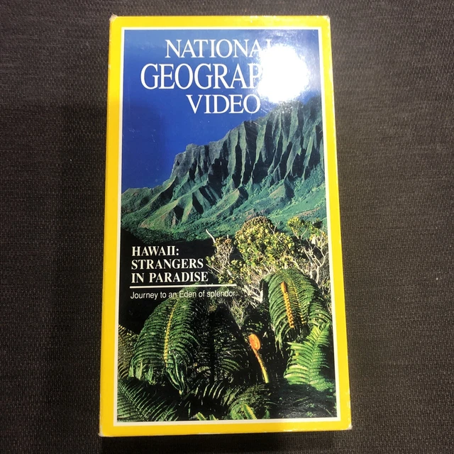 NATIONAL GEOGRAPHIC VIDEO Hawaii Strangers in Paradise (VHS, 1997