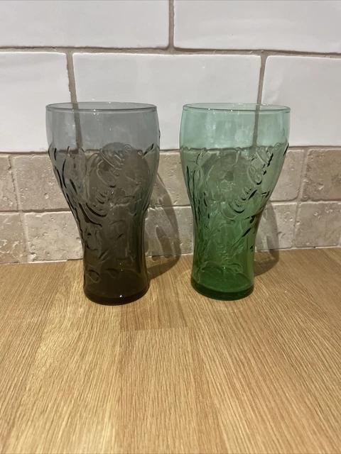 COCA COLA COKE SPLASH 2x GLASSES TUMBLERS HIGHBALLS DIFFERENT McDonalds Man Cave COCA COLA COKE SPLASH 2x GLASSES TUMBLERS HIGHBALLS DIFFERENT McDonalds Man Cave