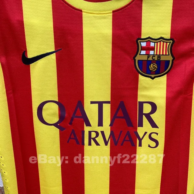MESSI BARCELONA SHIRT Jersey Camiseta 2013-14 Player Issue UCL ...
