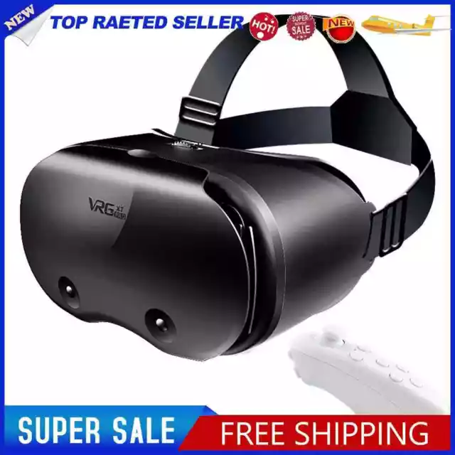 VRG Pro X7 Virtual Reality 3D VR Headset for Smart Phone Video Game Binocul