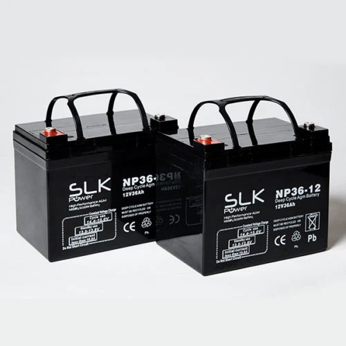 BATERÍAS AGM DE MOBILITY SCOOTER SLK POWER 2x 12v 36AH - 30AH 32AH 33AH 35AH
