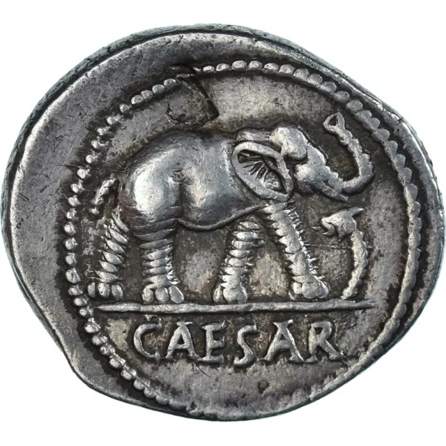 [#1067035] Monnaie, Jules César, Denier, April-August 49 BC, Military mint, Frap