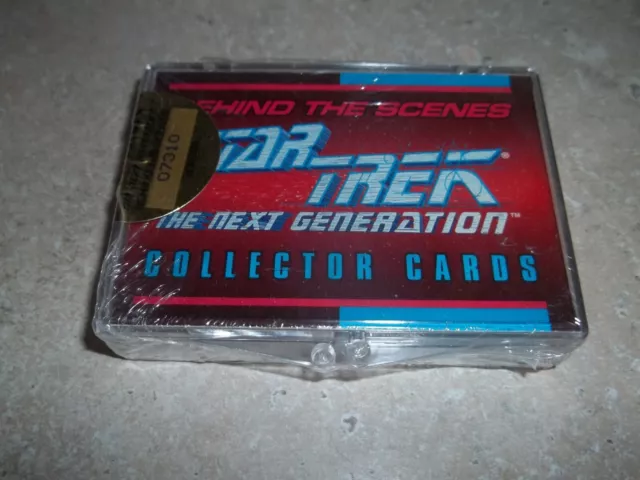 1993 Star Trek Cards The Next Generation Behind The Scenes 39 Card Set - Sealed