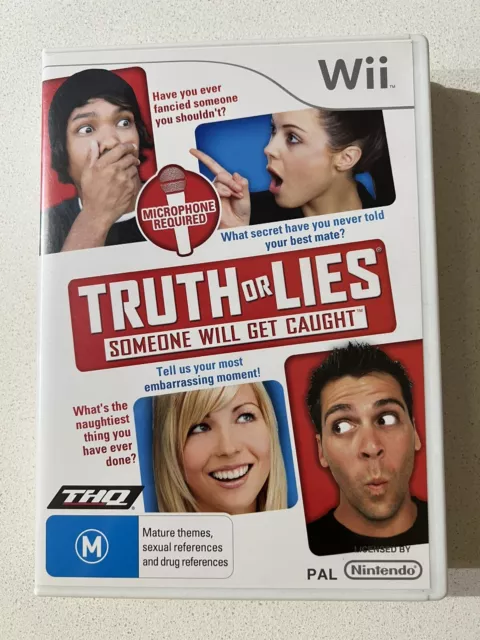 Truth Or Lies (Nintendo Wii - Complete With Manual) Vgc No Scratches