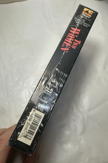 SEALED: TWO WOMEN - Sophia Loren, Raf Vallone - NEW VHS Tape £22.83 - PicClick UK