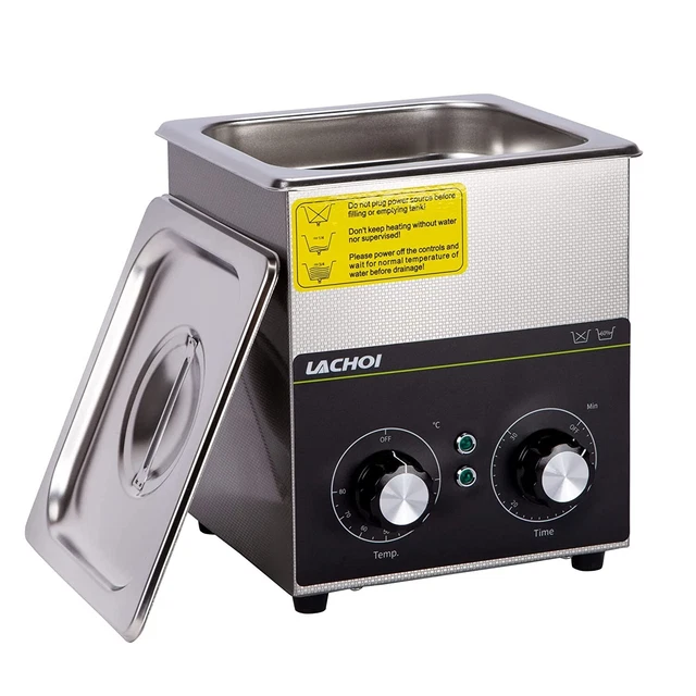 LACHOI Ultrasonic Cleaner 2L with Timer and Heater  - US Warranty (Renewed)