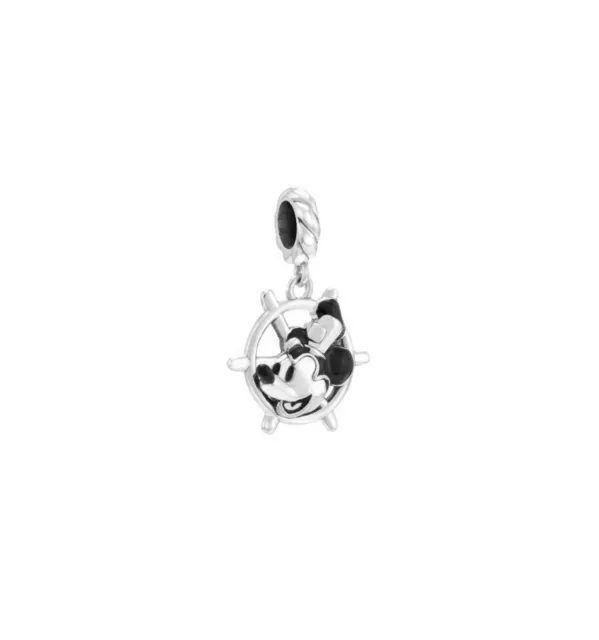 Chamilia Charm Disney Steamboat Willie - Topolino al Timone - Argento 2020-0756