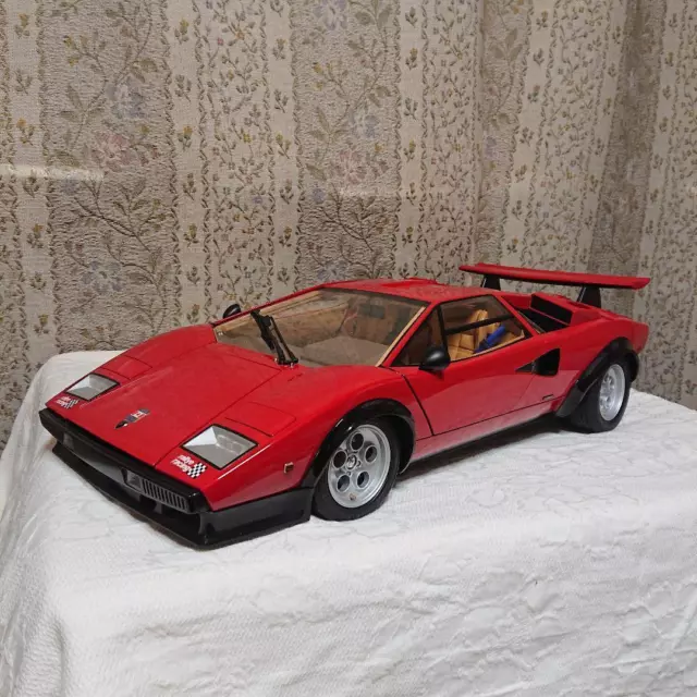 DeAgostini Lamborghini Countach 1/8 LP500S Red Mini Car No Box Used