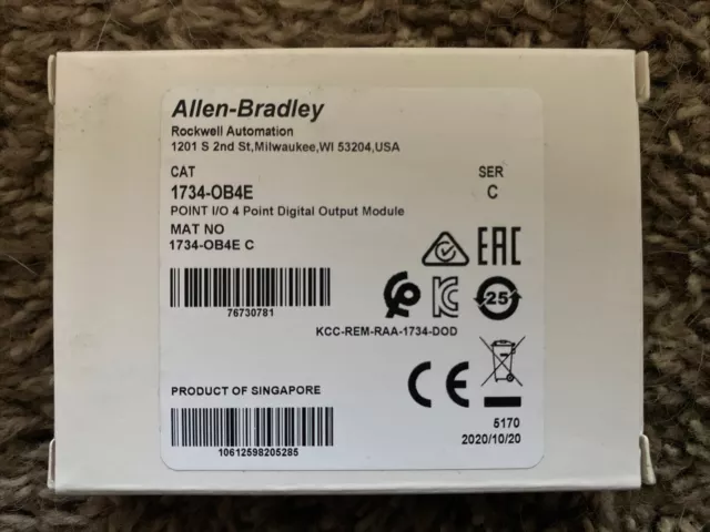 Allen Bradley 1734-OB4E C 4Point Output Module new in box 1734OB4E AB