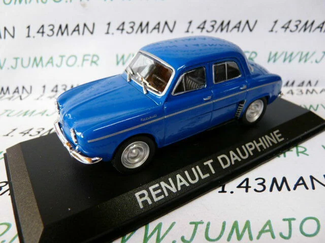 BAL23 Voiture 1/43 IXO DEAGOSTINI Balkans : RENAULT Dauphine bleu