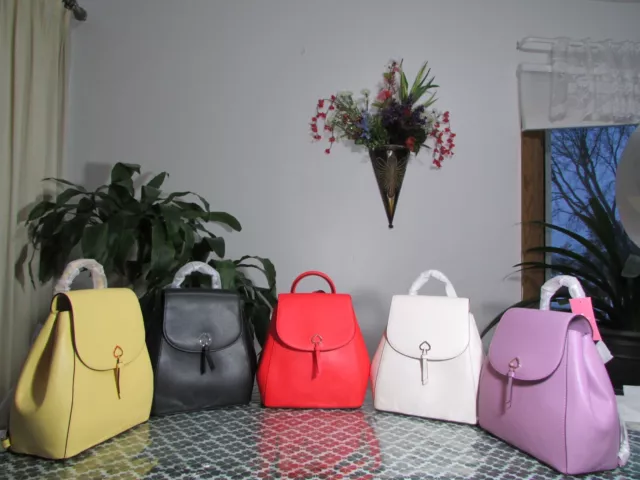 NWT KATE SPADE Adel Medium Flap Backpack in Cherrywood  display picture 3