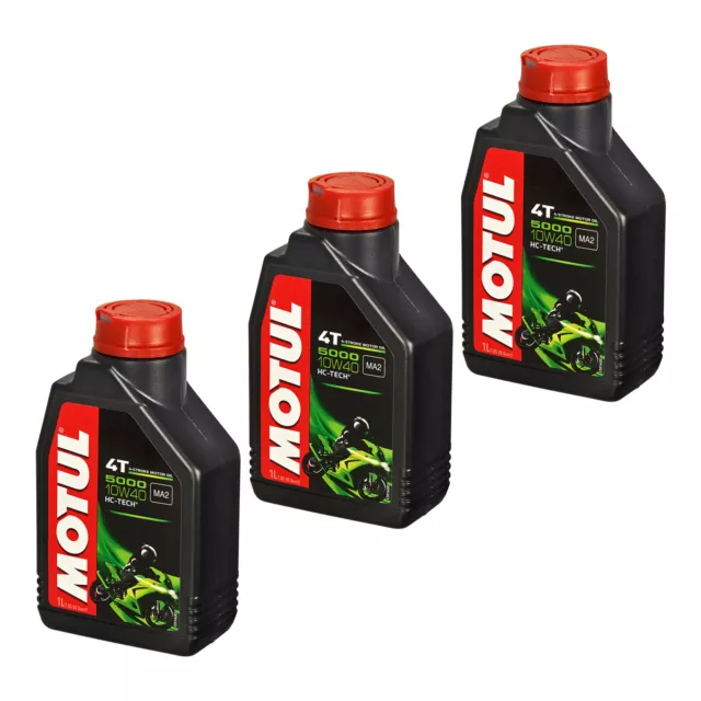 Kawasaki GPZ 600 R Ninja, 85-90, ZX600A; Motul 10w40 Öl; HiFlo Ölfilter Motoröl 2