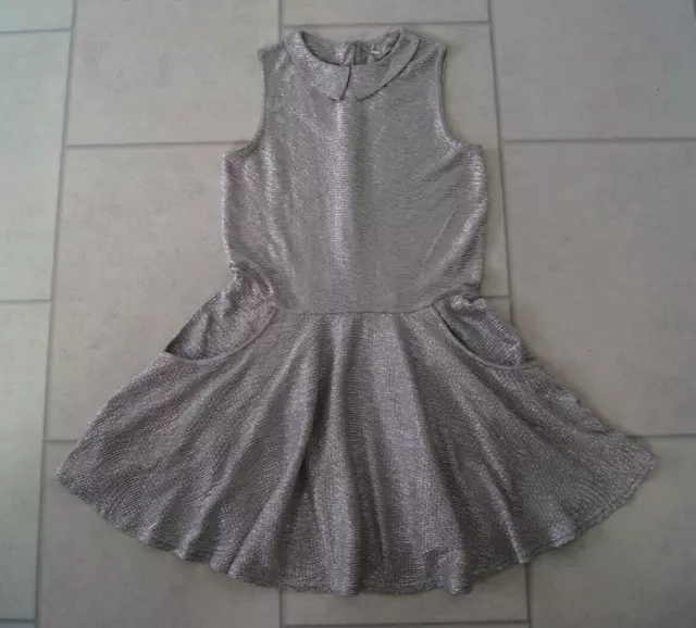 Girls Next Silver Party Dress Age 9 Years VGC *Christmas*