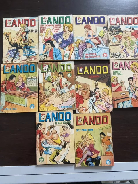 Lotto 10 fumetti erotici Lando