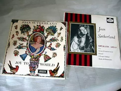 Joan Sutherland Joy to the World Operatic Arias Opera Vinyl Record Turntable Us