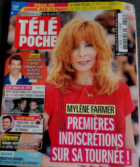 Mylène Farmer Magazine Télé Poche. 2022.