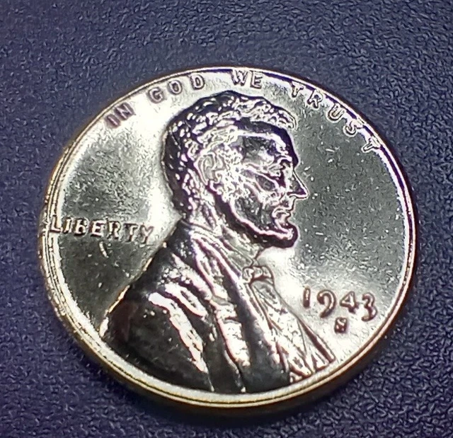 1943 S Wartimr Zinc on Steel Cent, San Francisco ACTUAL COIN, NO RESERVE 3511