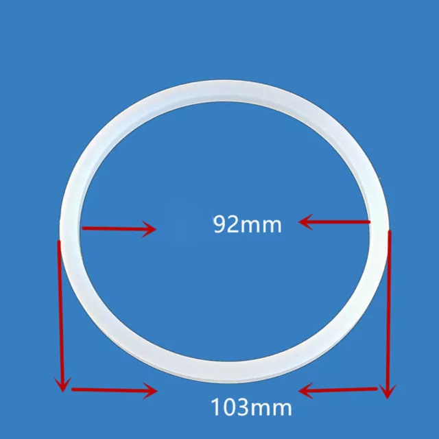 2pcs / set Outlet Valve Sealing Ring 92 MM for 8L Ice Cream Machine Replacement