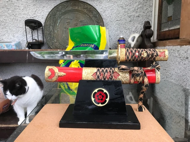 Franklin Mint Bushido Knife Tokugawa Shogunate 24 Karat Gold Plated