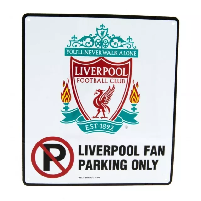 Liverpool FC Official Fan Only Parking Sign LFC Gift