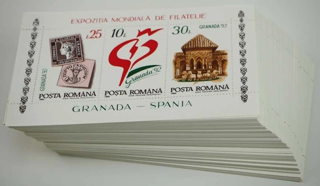 1992 Rumänien; 300 Blocks Burghof, postfrisch/MNH, Bl. 272, ME 600,-