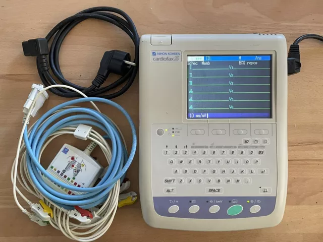 Ecg Ekg Nihon Kohden Cardiofax M 1350K