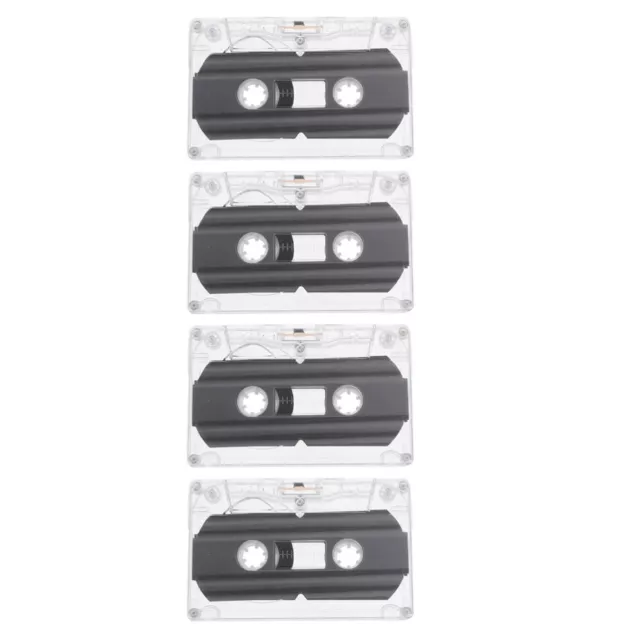 4 piezas audio vacío - cassette audio vacío - cintas - cinta adhesiva fuente de alimentación comercial