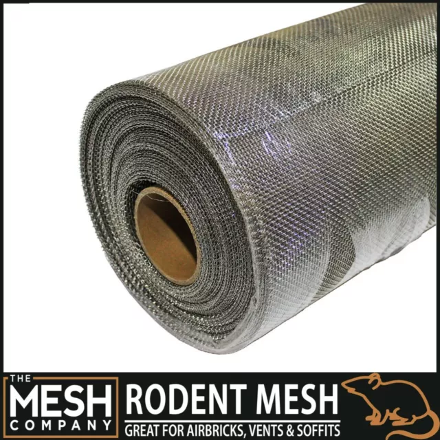 Heavy Duty 2.5mm Hole Stainless Steel Rodent Airbrick Vent Mesh By The Metre