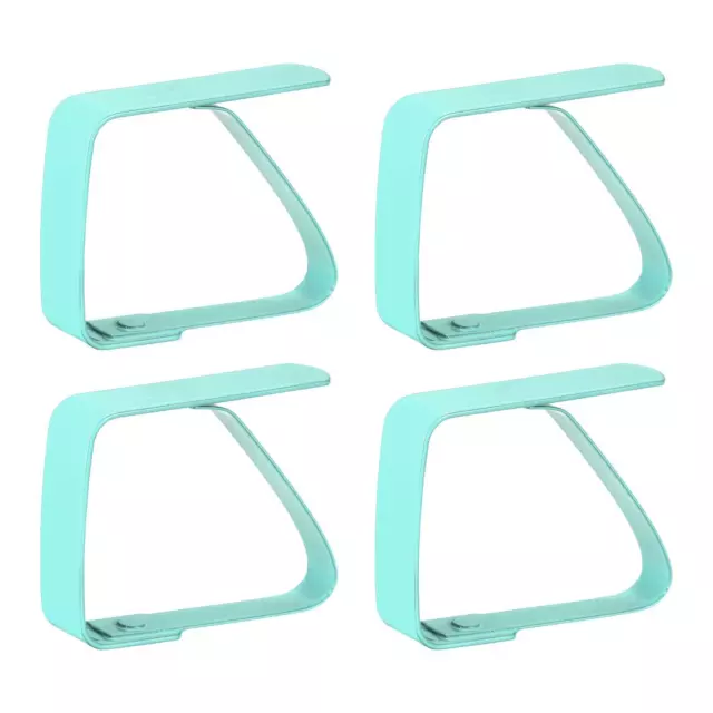 Tablecloth Clips 50mm x 40mm 420 Stainless Steel Table Cloth Holder Green 12 Pcs