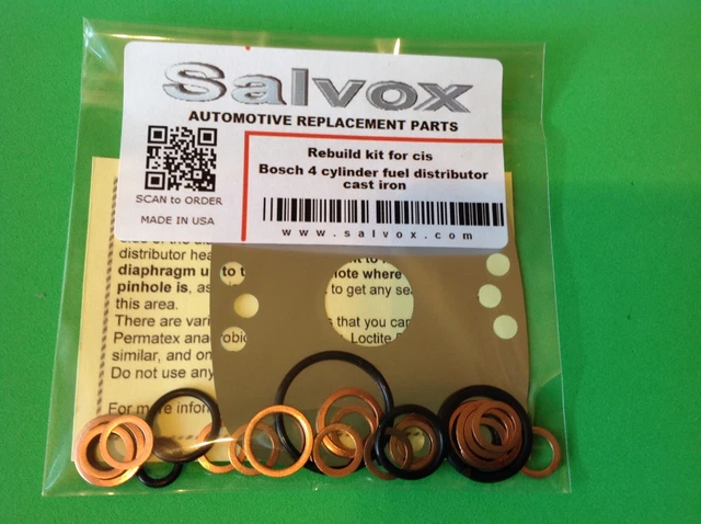 Bosch Fuel Distributor Rebuild kit AUDI VW BMW VOLVO PEUGEOT SAAB 0438100100