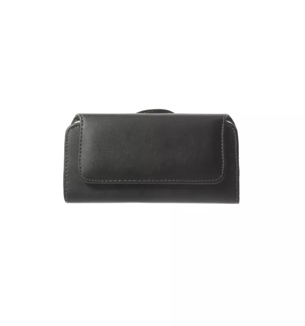 Etui de ceinture pour téléphone taille M dim. int. maxi 124 x 60 mm noir synthé