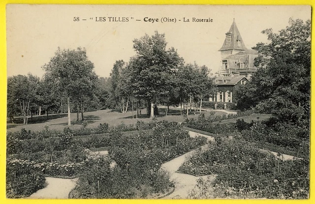 cpa 60 - COYE la FORÊT (Oise) Villa Demeure Foyer " LES TILLES " La ROSERAIE