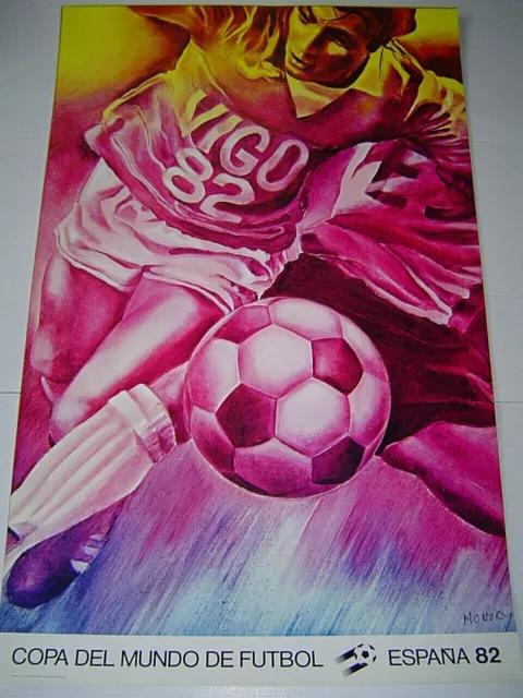 Affiche Art Maeght : Football - Futbol / Mundial Espana 1982 / Monory - Vigo