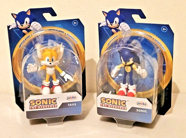 Jada Figurines Sonic – Lot De 4 Personnages En Métal – Sonic, Tails, Knuckles, Shadow – 6,5 Cm – Dès 8 Ans