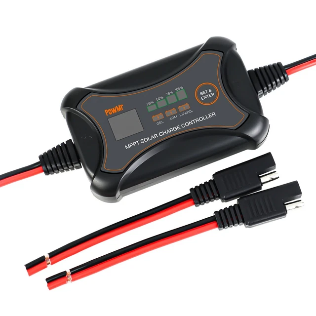 Controller Carica Pannello Solare per Batteria 12V Ricarica Rapida Impermeabile IP45