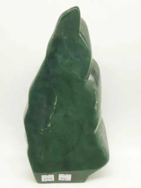 Nephrit Jade Skulptur Freie Form Dekoration Heilstein Edelstein Poliert