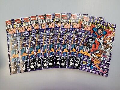 10 COPY LOT OF New Mutants #100 (Marvel, 1991) 1st appearance X-Force