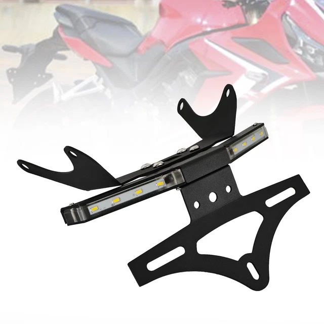 Support De Plaque D'immatriculation Arrière (fender Eliminator) Pour Honda CBR500R (2019-2023) & CBR400R (2022-2023) - Avec Feu LED - 11