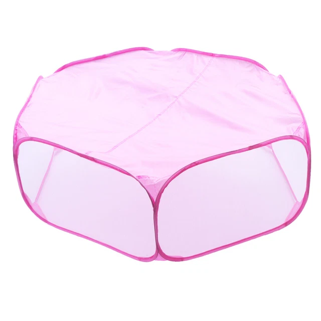 1pc Hamster House Spielzelt Atmungsaktives faltbares Zelt Kleintiere Laufstall 3