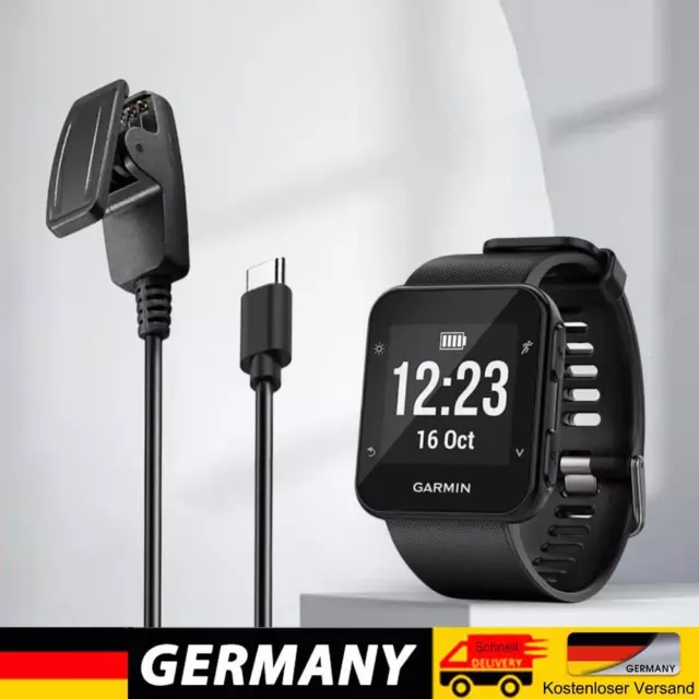 1 m Smartwatch-Ladeclip für Garmin Forerunner 35/645/s20 (Typ-C-Schnittstelle)