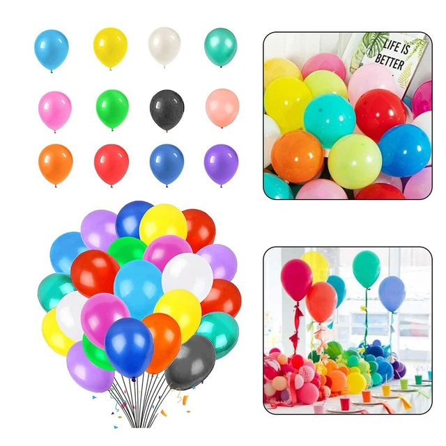 Juego de globos arco iris 12 pulgadas 120 piezas globo ducha bebé para uso en el aire