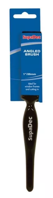 SupaDec Angled Brush 1"/25mm Ideal For Window new